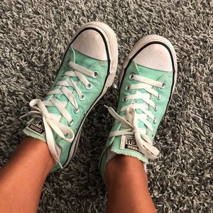 mint green converse